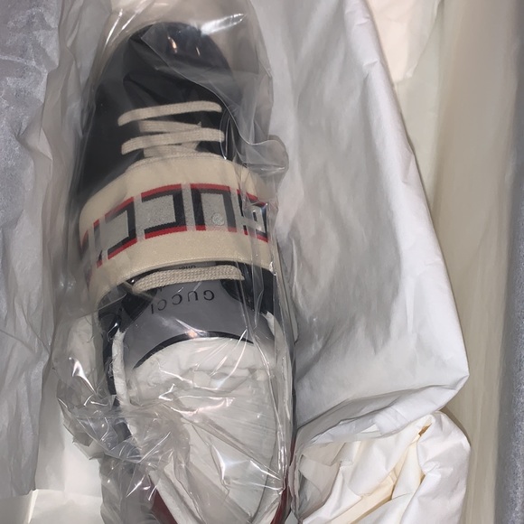 Brand NEW Gucci Black Ace Crt Sneaker - Picture 9 of 15